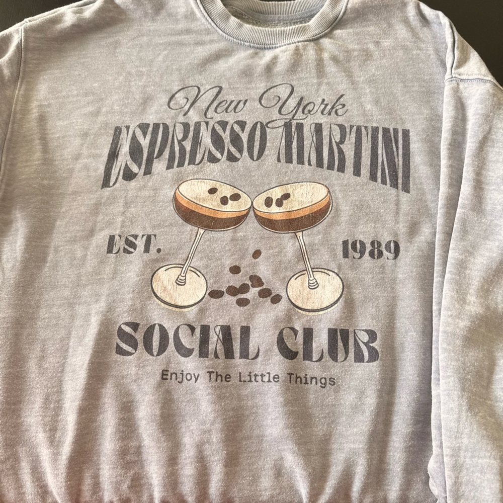 Grayish Blue Espresso Martini Sweatshirt